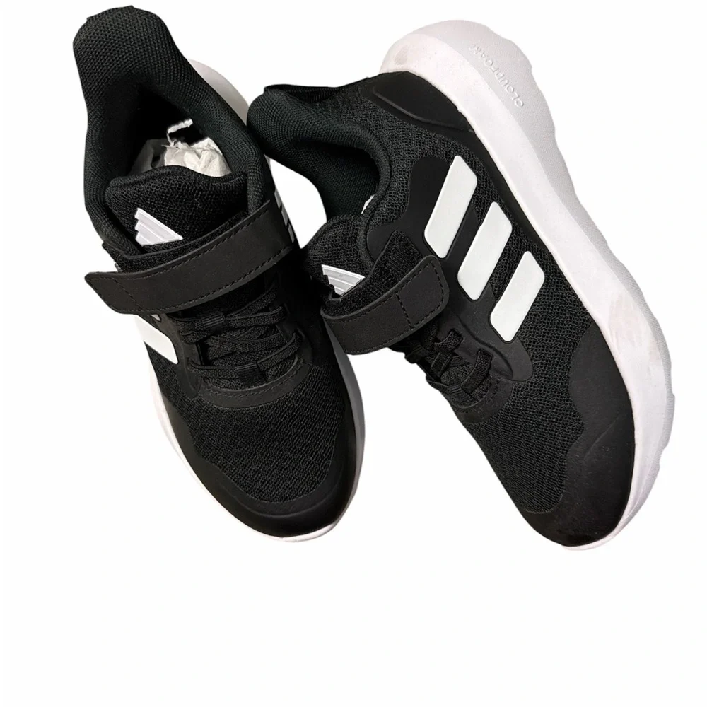 adidas Kids Black and White Sneakers - Picture 2 of 5